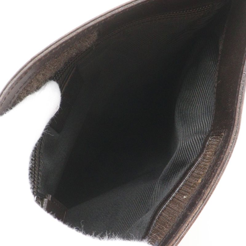 Gucci GG Canvas Brown Shoulder Bag