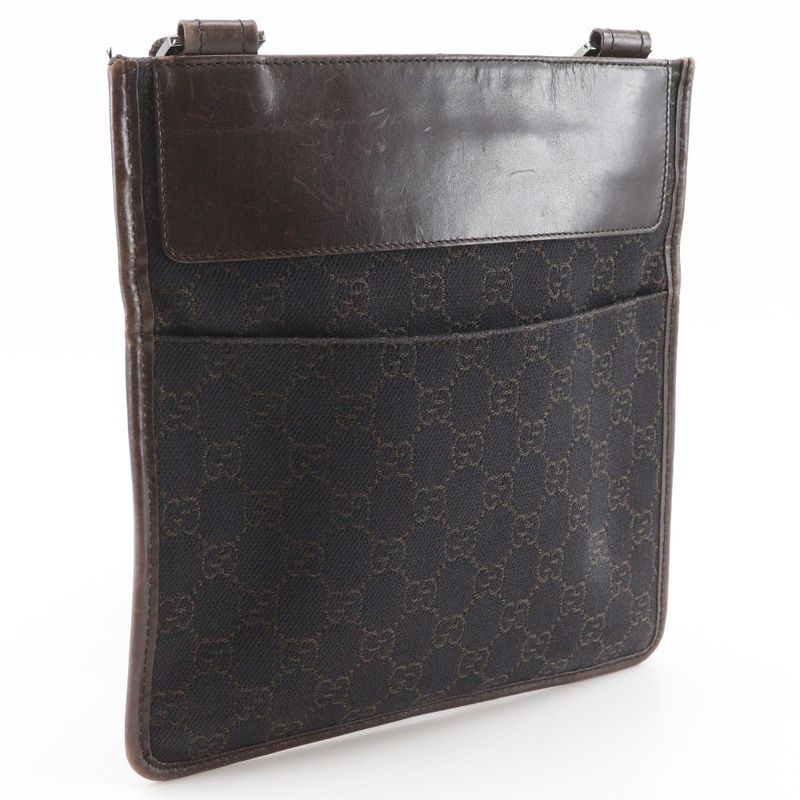 Gucci GG Canvas Brown Shoulder Bag