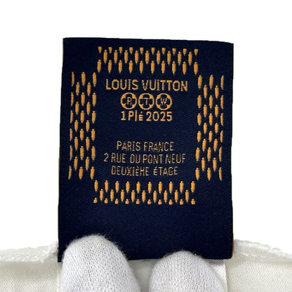 Louis Vuitton T-Shirt Short Sleeve T-Shirt Cotton White Blue
