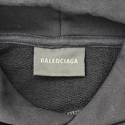 Balenciaga Jacket Cotton Black Xxs Oversize Mode Street Simple