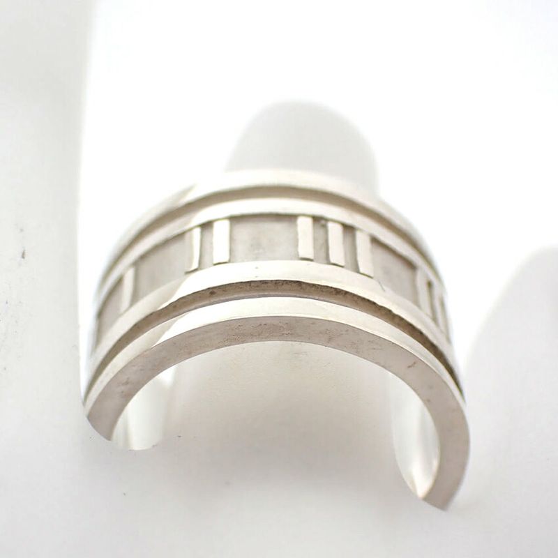 Tiffany & Co 925 Atlas Wide Ring