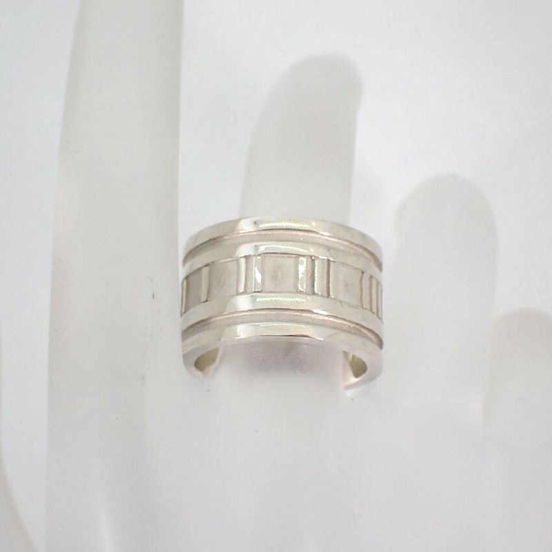 Tiffany & Co 925 Atlas Wide Ring