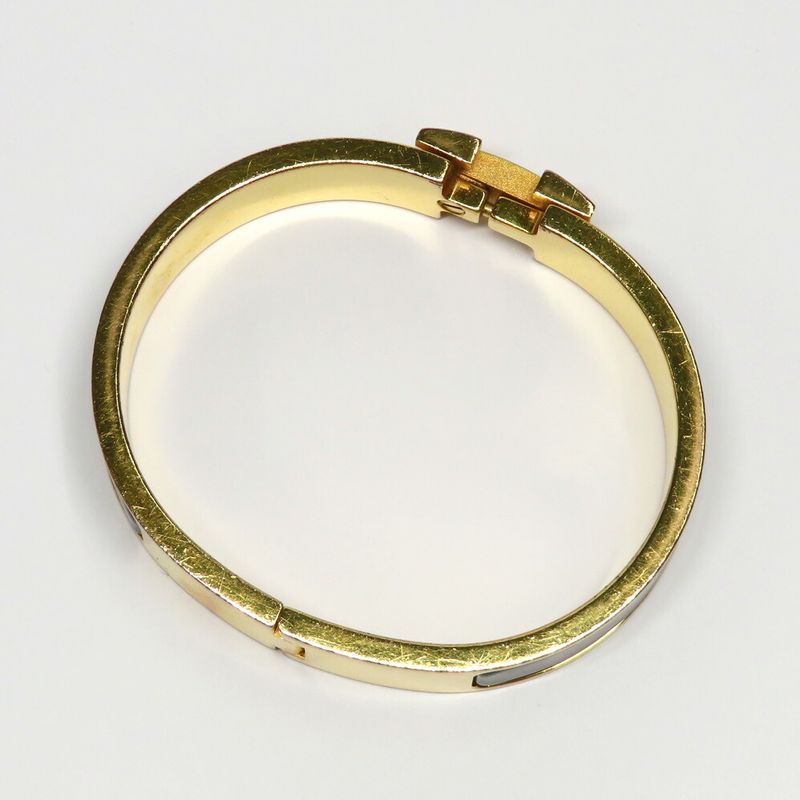 Hermes Clic Clac PM Black H Metal Bracelet 