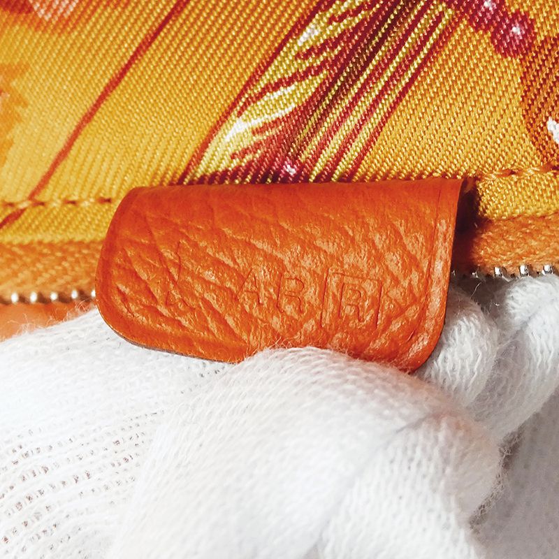 Hermes Wallet Long Wallet Azap Silk in Classic Veau Orange