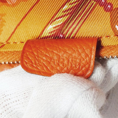 Hermes Wallet Long Wallet Azap Silk in Classic Veau Orange