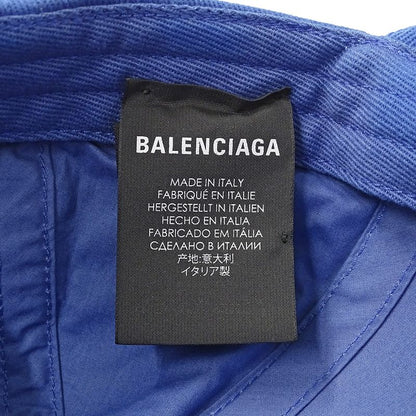 Balenciaga Cap Cotton Blue L Logo Stylish