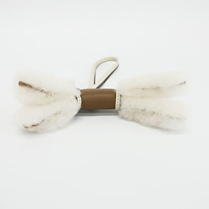 Hermes Buddy Charm with Collar Studs Etoupe Cles Anyo Miro
