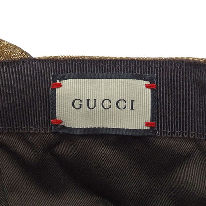 Gucci Cap Web Striped GG Canvas Baseball Cap Beige Brown