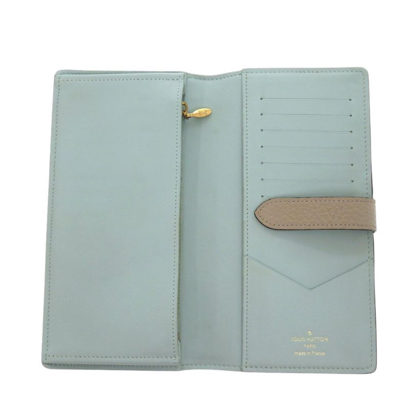 Louis Vuitton LV Vertical Wallet Taurillon Leather Galle Long