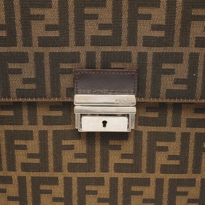 Fendi Handbag Canvas Zucca Briefcase Business