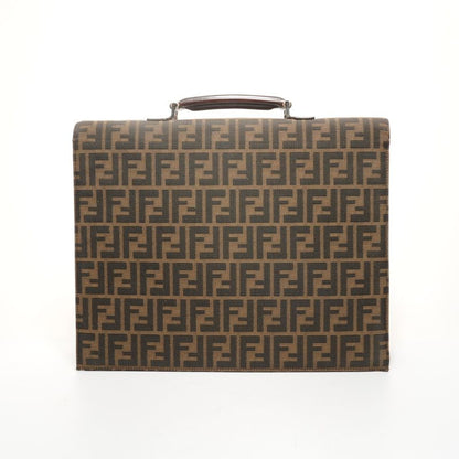 Fendi Handbag Canvas Zucca Briefcase Business