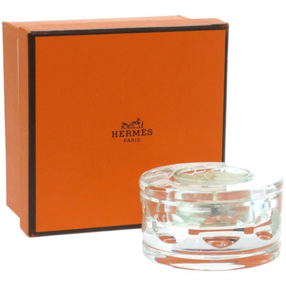 Hermes Candle Set Saint Louis Pour Glass Clear