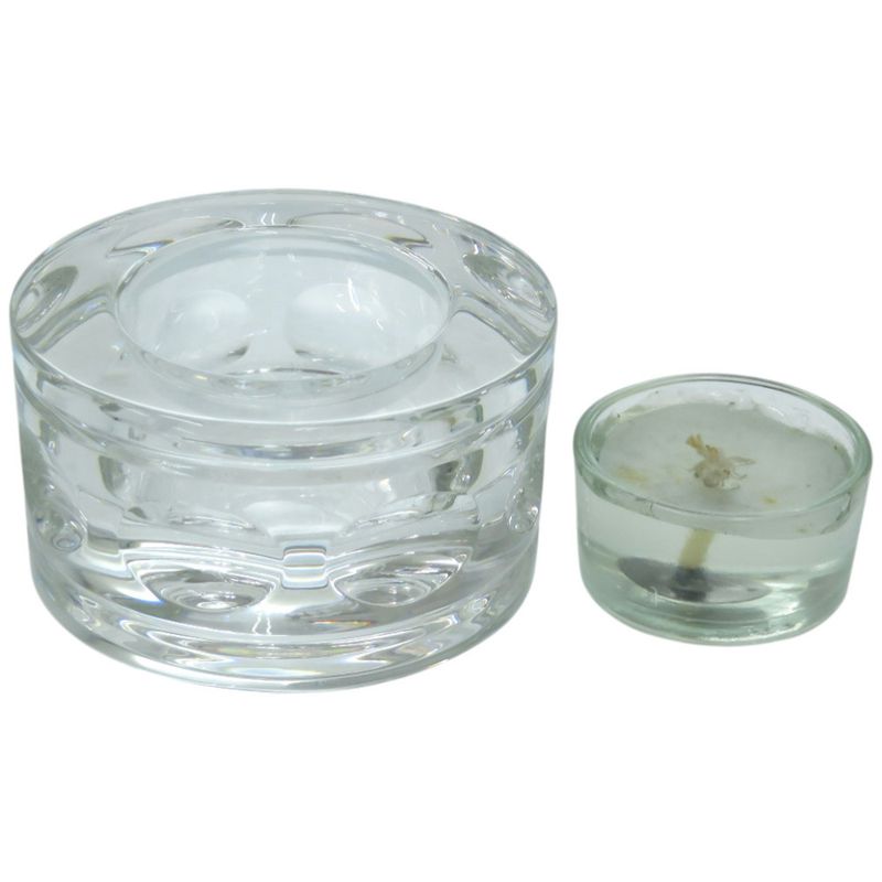 Hermes Candle Set Saint Louis Pour Glass Clear
