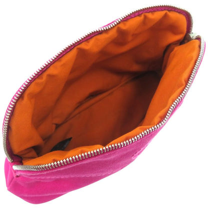 Hermes Bolide Pouch Mini Cotton Leather Pink Purple