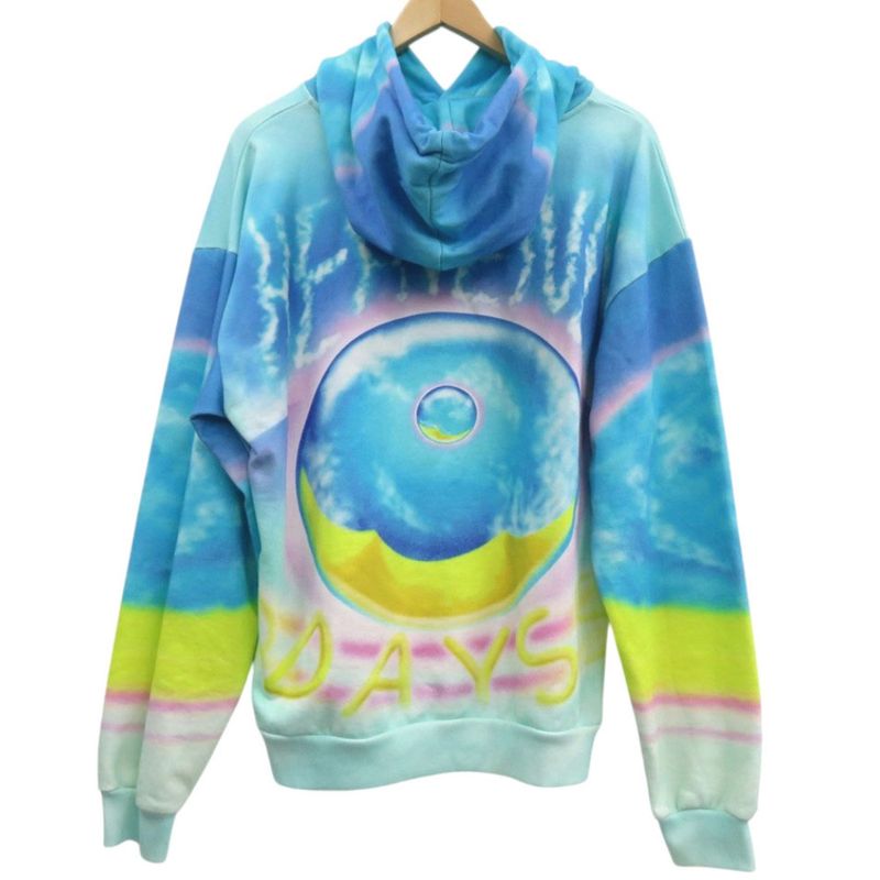 Celine Marcelo Lovin Heavenly Days Hoodie Pullover Cotton Blue Jacket
