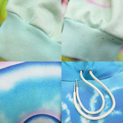 Celine Marcelo Lovin Heavenly Days Hoodie Pullover Cotton Blue Jacket