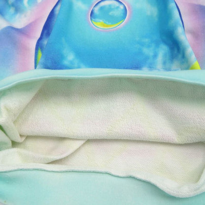 Celine Marcelo Lovin Heavenly Days Hoodie Pullover Cotton Blue Jacket
