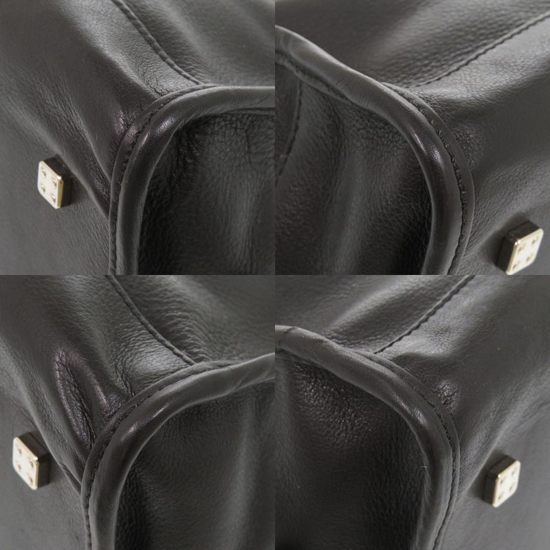 Loewe Amazona 28 Leather Black Handbag