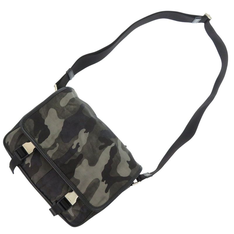 Prada Tessuto Camouflage Pattern Messenger