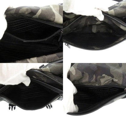 Prada Tessuto Camouflage Pattern Messenger