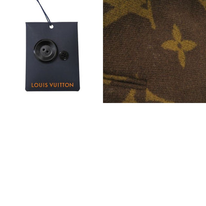 Louis Vuitton Monogram All Over Pattern 34 Wool Cashmere Brown Outer Coat