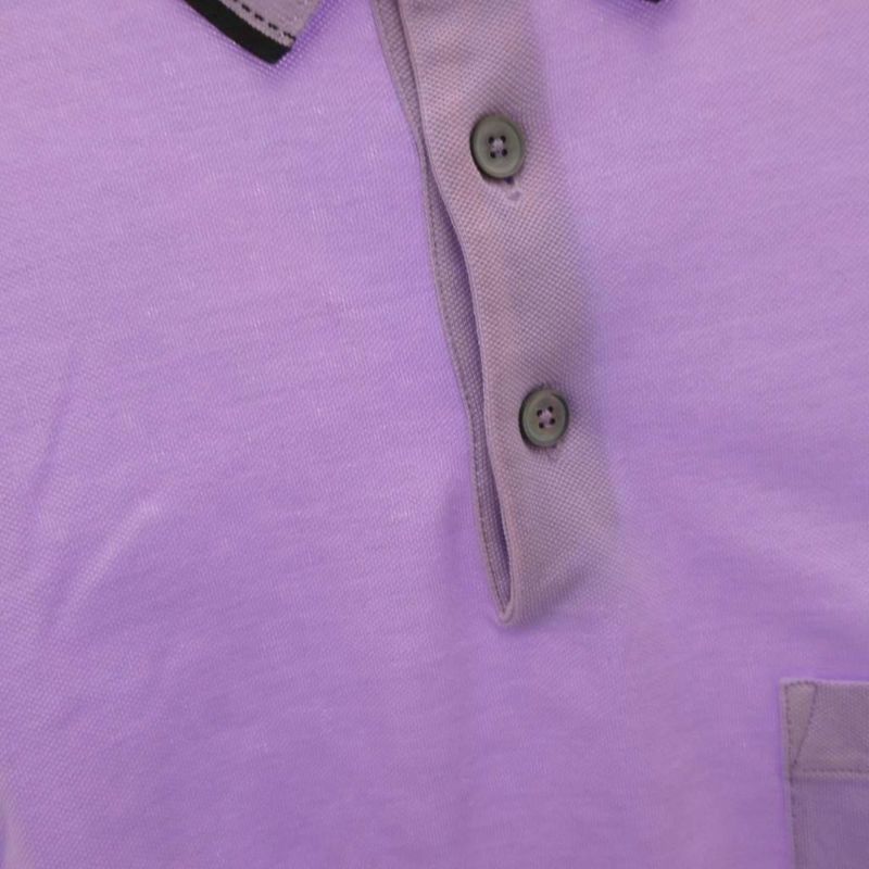 Hermes Polo Shirt Short Sleeve Pique H Logo Purple