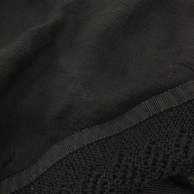 Louis Vuitton Shirt Blouse Black 38 Sleeveless Sheer Peplum FF
