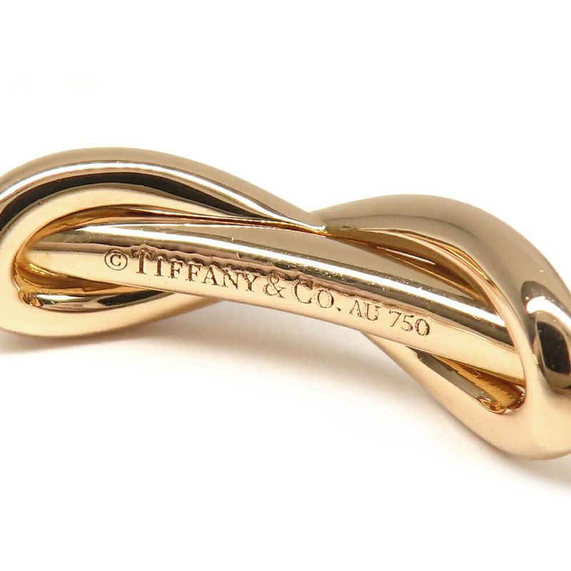 Tiffany & Co Bracelet Infinity Cuff Bangle 18K Pink Gold 750