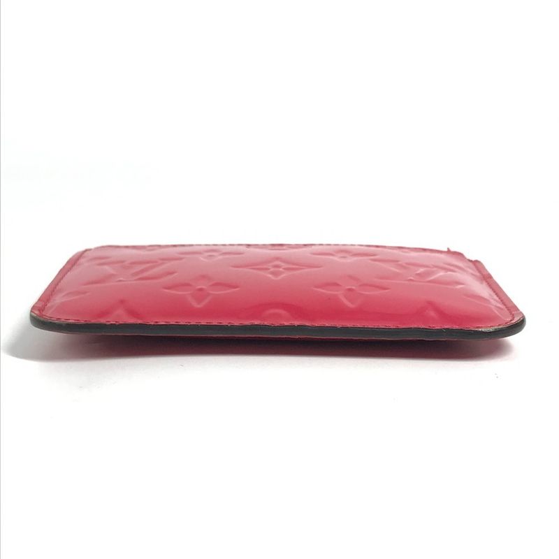 Louis Vuitton Coin Case Pochette Cles NM Monogram Vernis Canvas Pink