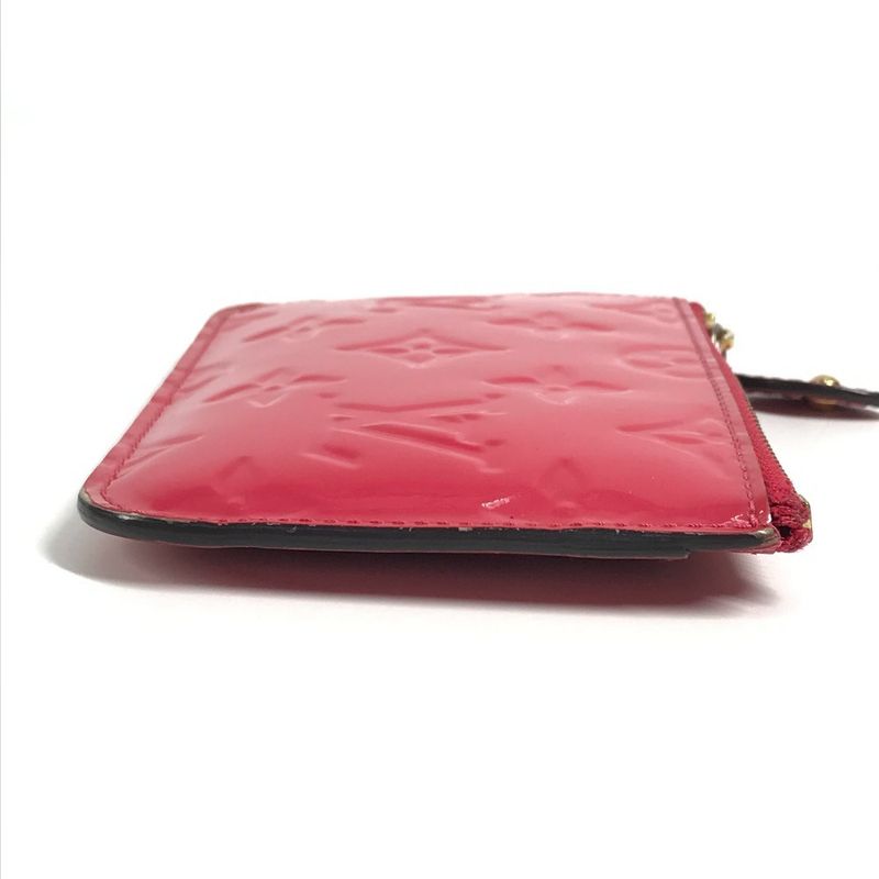 Louis Vuitton Coin Case Pochette Cles NM Monogram Vernis Canvas Pink