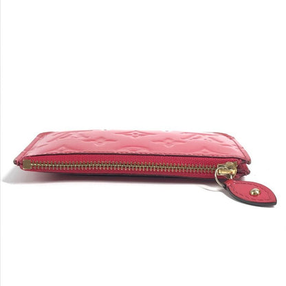 Louis Vuitton Coin Case Pochette Cles NM Monogram Vernis Canvas Pink