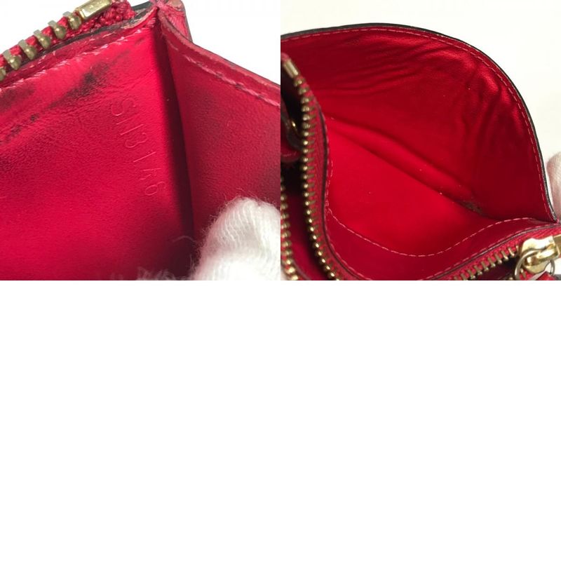 Louis Vuitton Coin Case Pochette Cles NM Monogram Vernis Canvas Pink