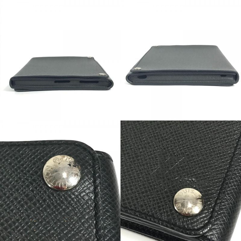Louis Vuitton Ipad Case Etui Ipad Case Taiga Leather Ardoise Black