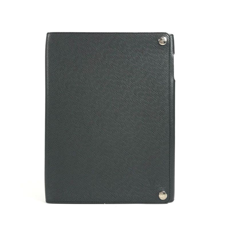 Louis Vuitton Ipad Case Etui Ipad Case Taiga Leather Ardoise Black