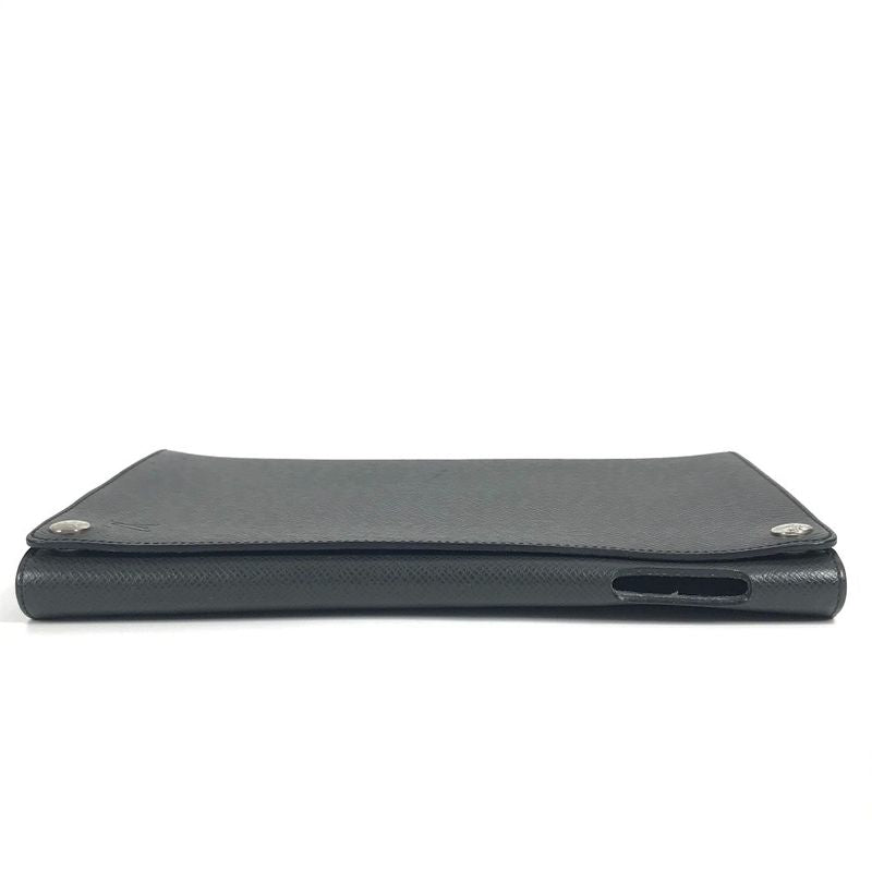 Louis Vuitton Ipad Case Etui Ipad Case Taiga Leather Ardoise Black