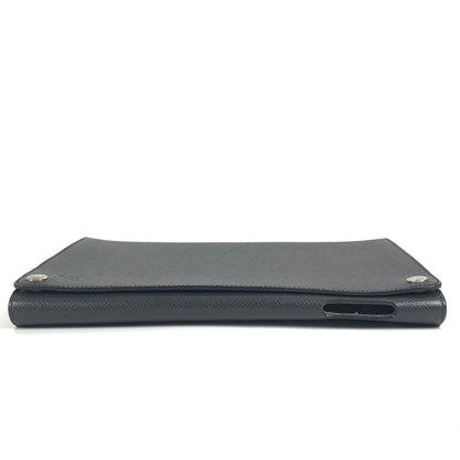 Louis Vuitton Ipad Case Etui Ipad Case Taiga Leather Ardoise Black