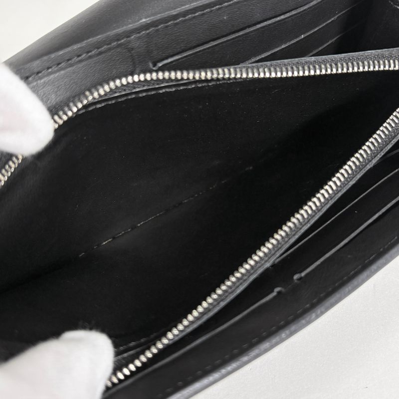 Louis Vuitton Portefeuille Iris Bifold Long Wallet Monogram Mahina Noir Black