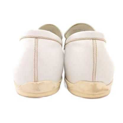 Gucci Coin Loafer Slip on Sherry Line Leather 42 White