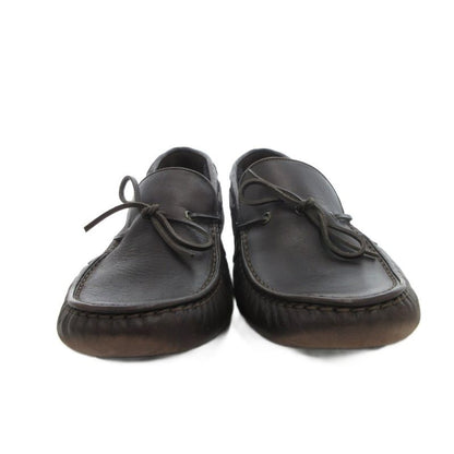 Bottega Veneta Deck Shoes Flat Ribbon Leather 41 Brown FF