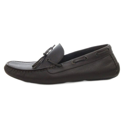 Bottega Veneta Deck Shoes Flat Ribbon Leather 41 Brown FF