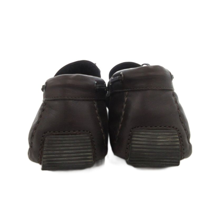 Bottega Veneta Deck Shoes Flat Ribbon Leather 41 Brown FF