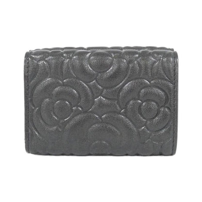 Chanel Wallet Satin Silver