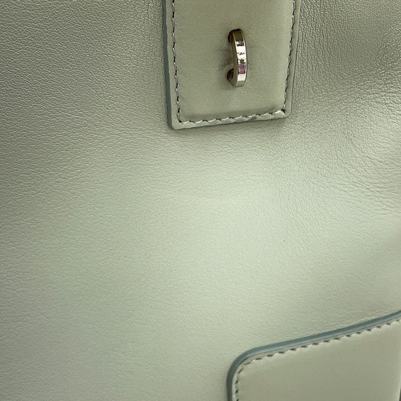 Loewe Handbag Amazona 19 Square Calf Leather 2-Way Light Green