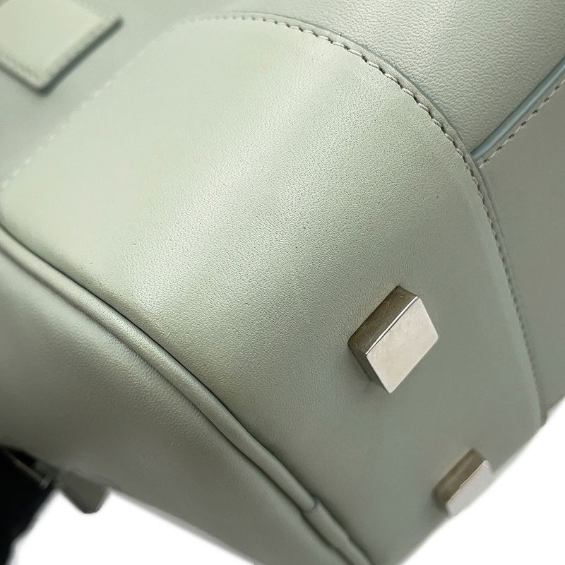 Loewe Handbag Amazona 19 Square Calf Leather 2-Way Light Green