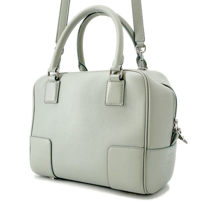 Loewe Handbag Amazona 19 Square Calf Leather 2-Way Light Green