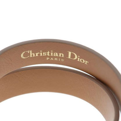 Christian Dior 30 Montaigne Double Bracelet Pink Leather