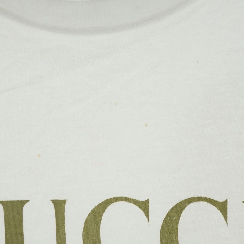 Gucci Rabbit Patch Short Sleeve T-Shirt Cut and Sew White