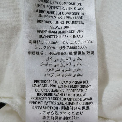 Gucci Rabbit Patch Short Sleeve T-Shirt Cut and Sew White