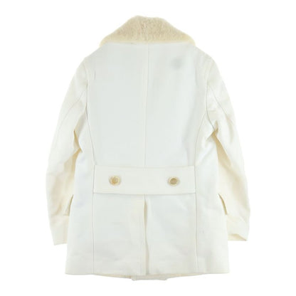 Gucci Beaver Fur Color Shearling Coat White