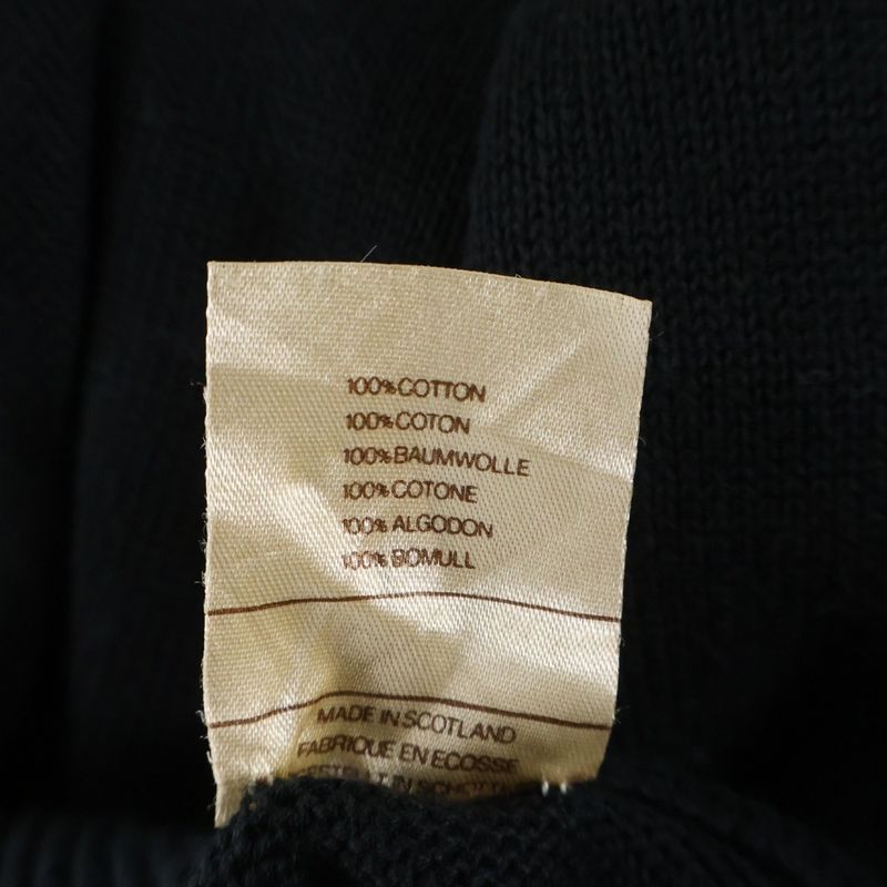 Chanel Cotton Knit Tight Medium Skirt Black